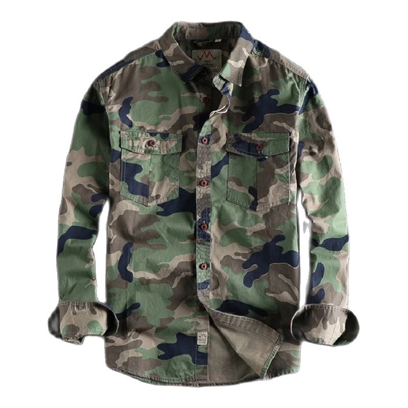 Flannel Shirt Lined - Nam Ngụy Trang Áo Sơ Mi