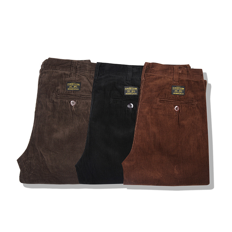Ok1912 Thu Đông Ấm Sần Viền Qu - đánh giá và giá Corduroy Pant Warm