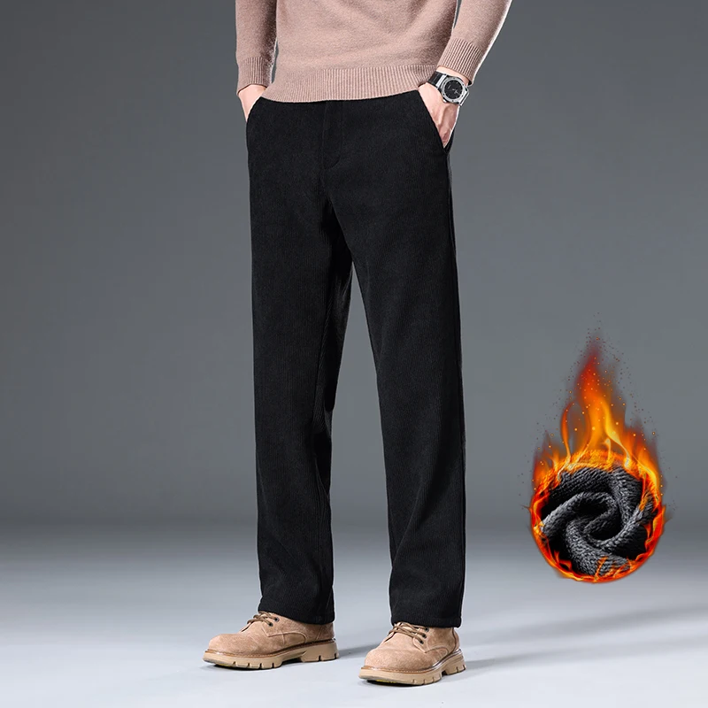 Russia Winter Men's Fleece Cor - đánh giá và giá Corduroy Pant Warm