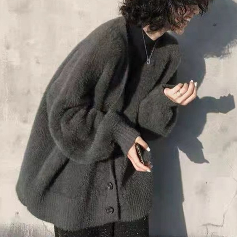 Imitation Mink Fleece Sweater  - đánh giá và giá Wool Coat Peacoat