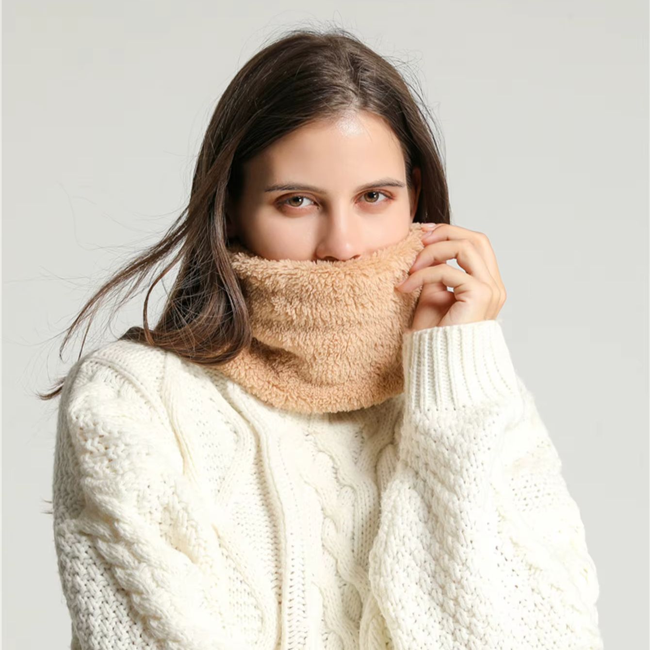 Casual Coral Fleece Neck Warme - đánh giá và giá Neck Gaiter Fleece