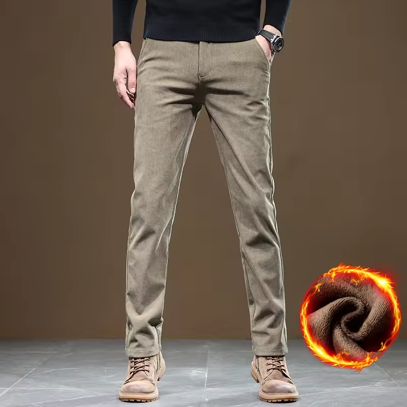 Men Thick WarmBusiness Pants W - đánh giá và giá Corduroy Pant Warm